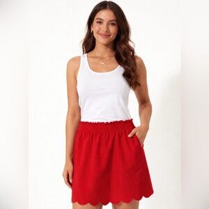 J. Crew Factory Skirt Red